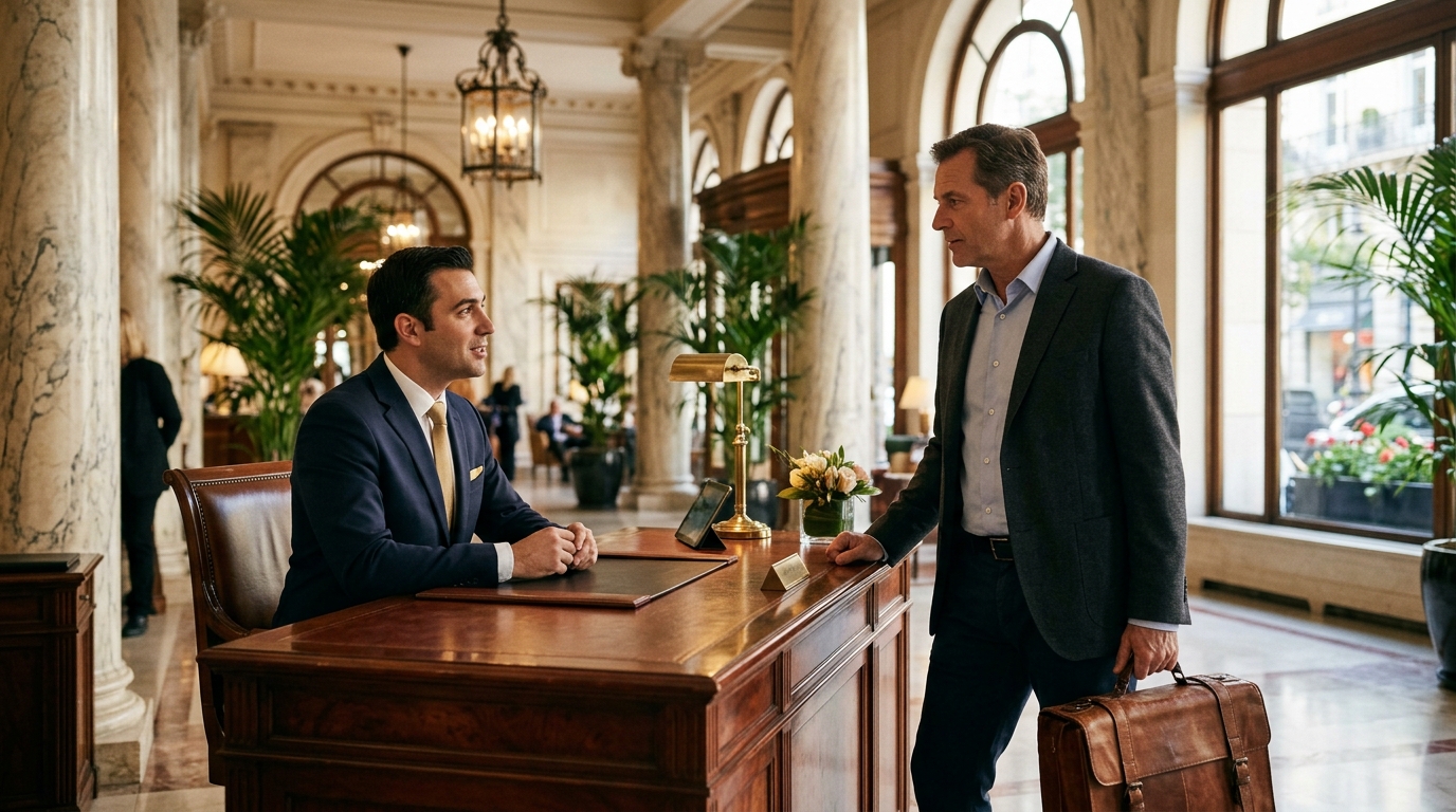 What a Hotel Concierge Actually Earns Referring a Client to a Private Jet Charter